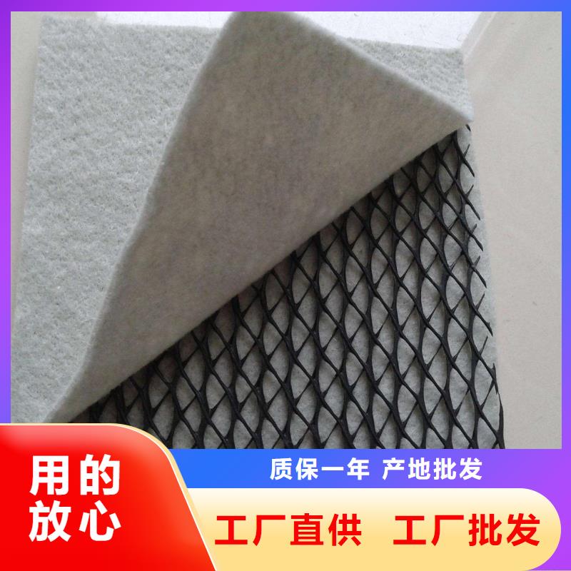 三维复合排水网HDPE黑色土工膜支持定制拥有多家成功案例