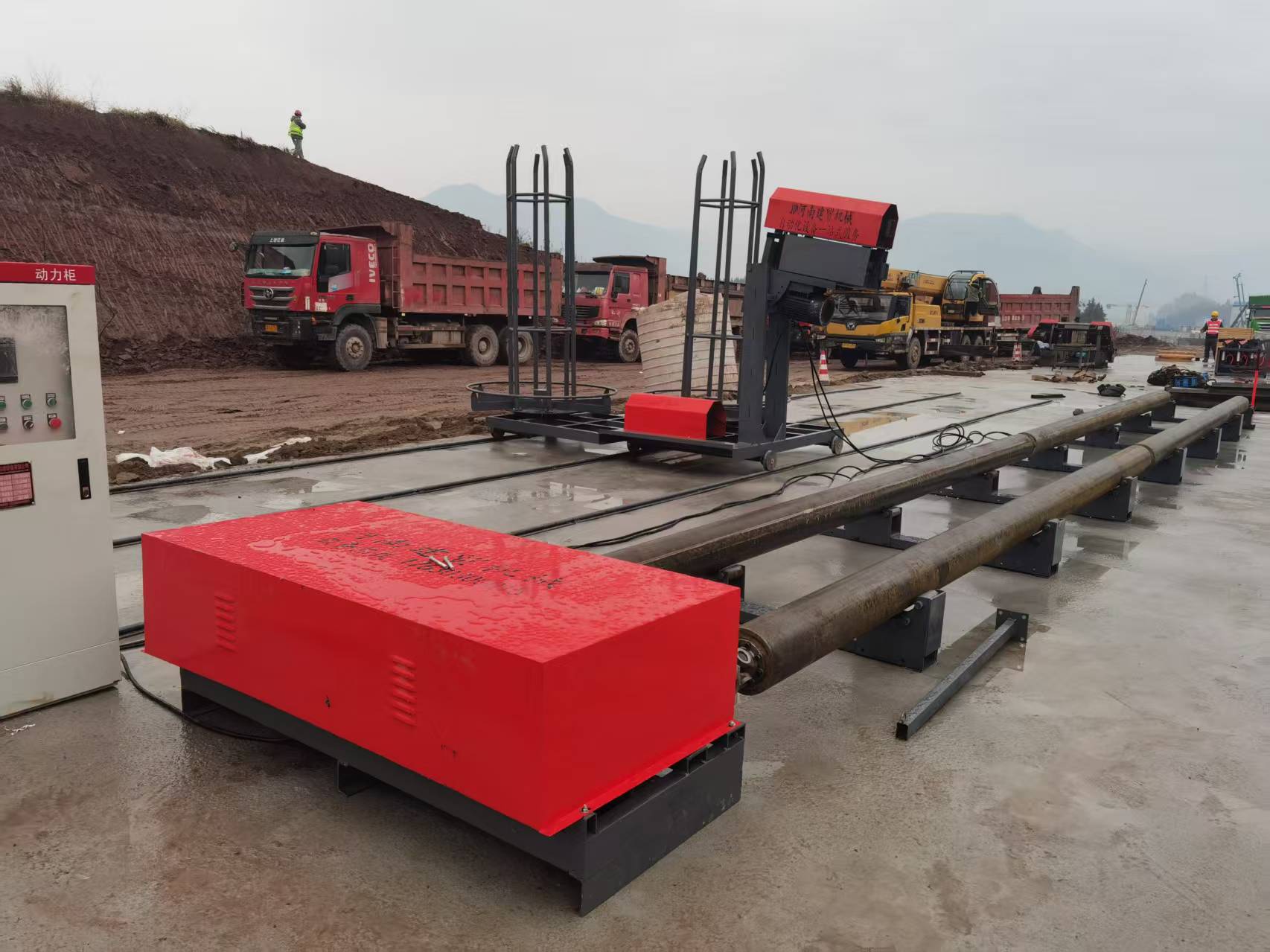 钢筋笼绕筋机_钢筋笼绕筋机定制销售售后为一体