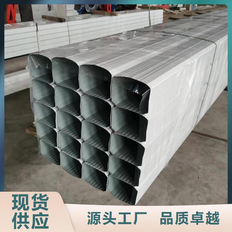 鍍鋁鋅彩板雨水管來廠考察源頭工廠