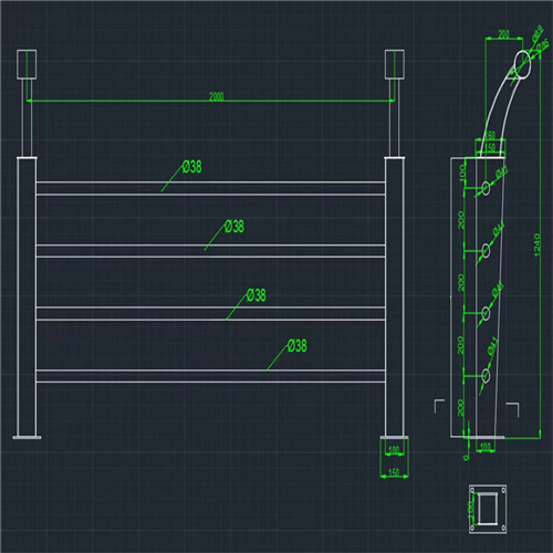 铝合金护栏 道路隔离护栏现货采购