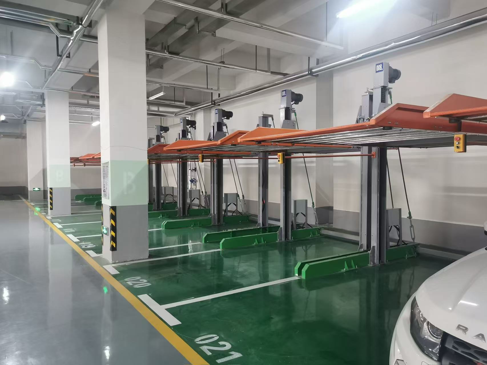 機械車位二層怎么下來承接