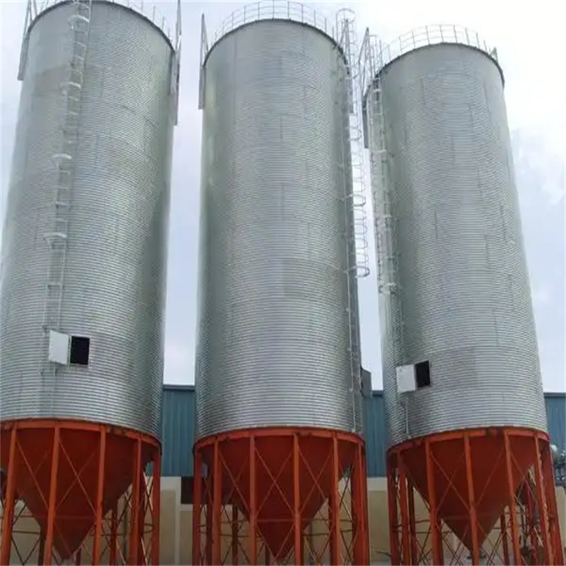 1000噸玉米鍍鋅糧食鋼板倉(cāng)種植基地聊城裕盛鋼板倉(cāng)