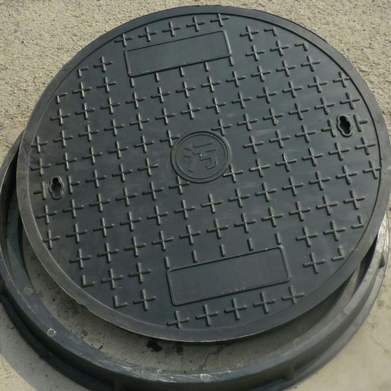 球墨铸铁井盖-一体式铸铁井盖多种场景适用