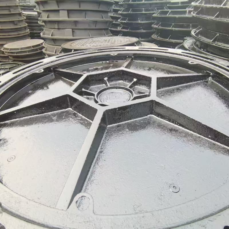 球墨铸铁井盖-一体式铸铁井盖多种场景适用当地公司