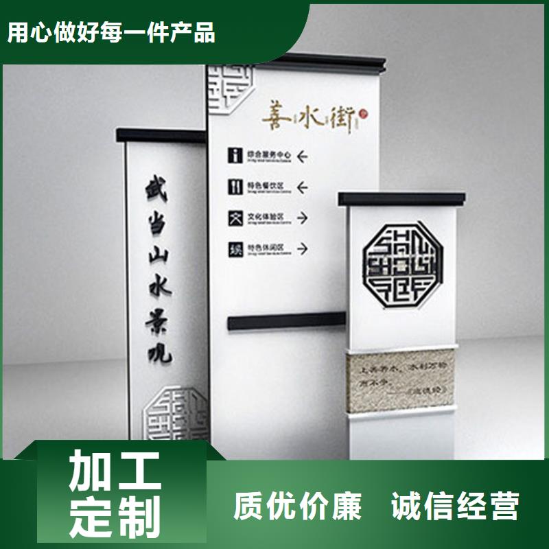 户外导视牌标识解决方案用心做产品