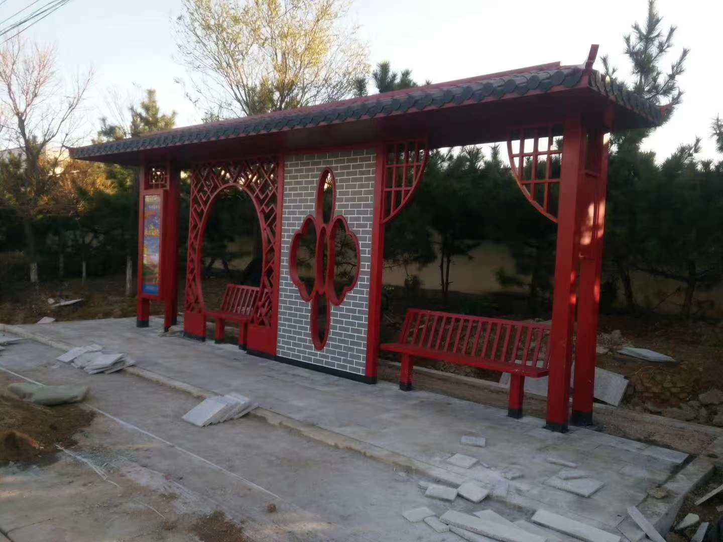 城乡公交候车亭本地厂家