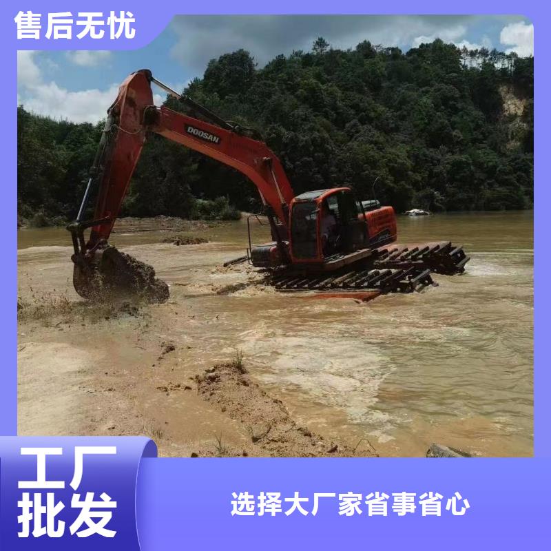 河道清理挖掘機租賃實體廠家選擇我們沒錯
