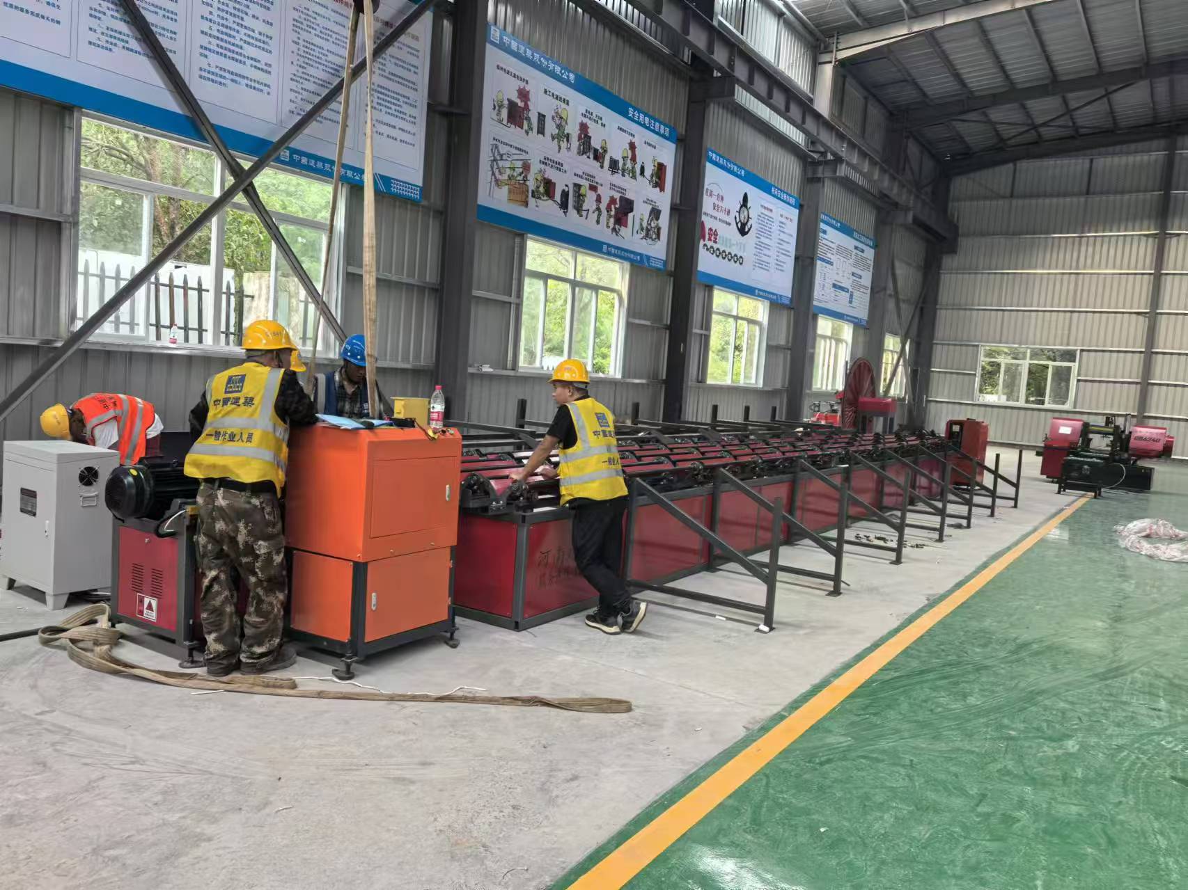 建贸钢筋锯切套丝打磨生产线_钢筋套丝线敢与同行比质量