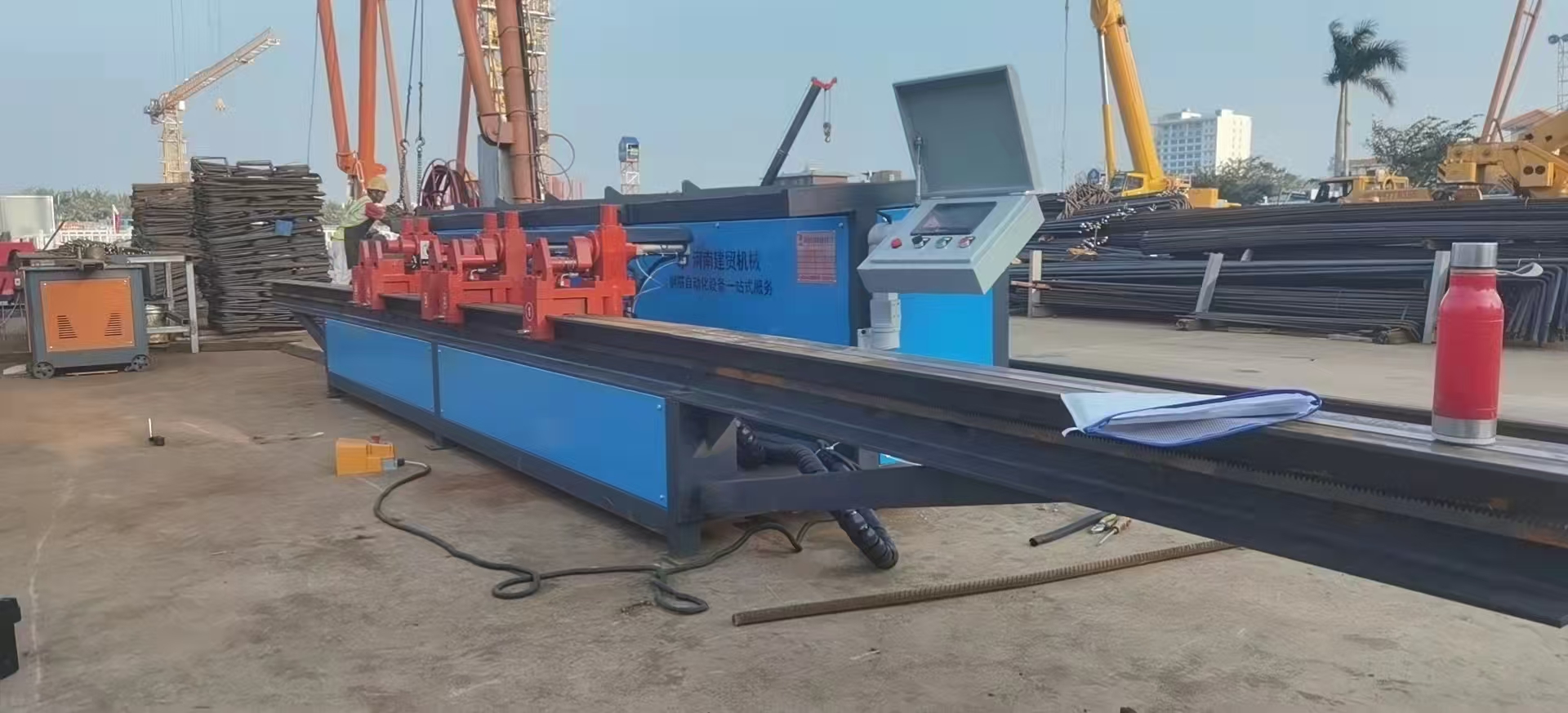 建贸 五机头弯箍机五机头钢筋弯箍机一致好评产品