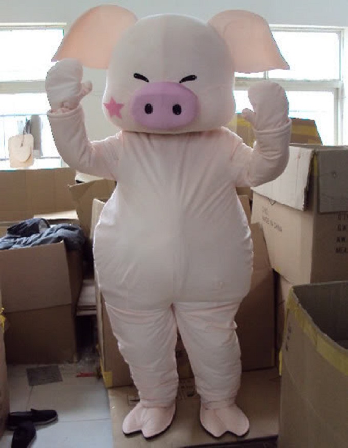 人偶服装订制定做厂家,套头玩偶服规格多