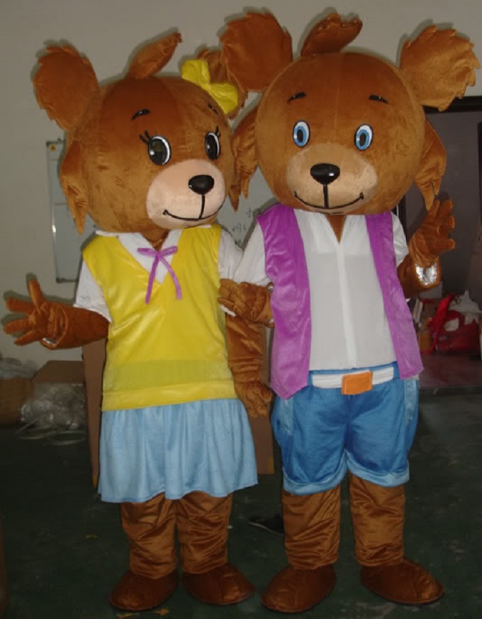 卡通人偶服裝定制廠家,套頭玩偶服品種多