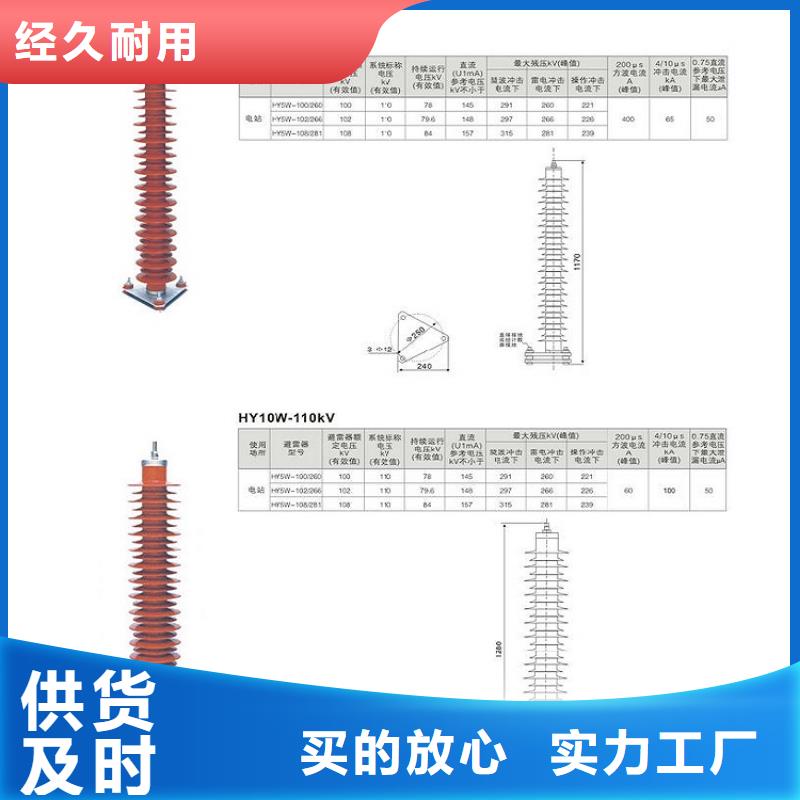 避雷器YH10W1-192/500【浙江羿振电气有限公司】同城经销商