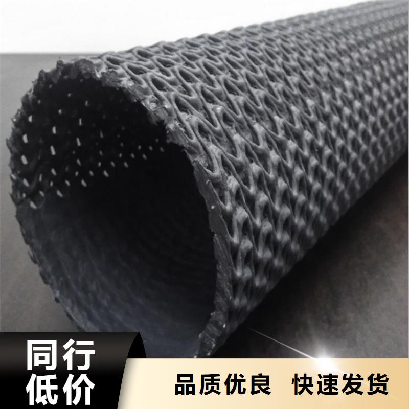 硬式透水管土工格栅货源稳定本地经销商