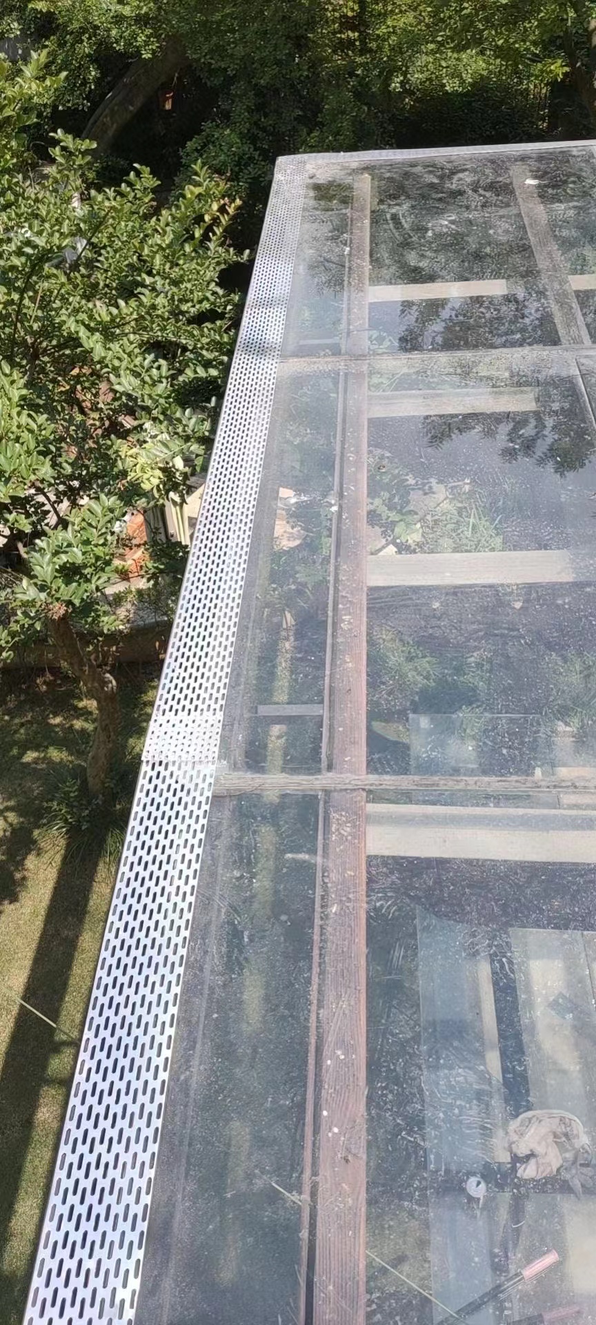彩鋁半圓型天溝