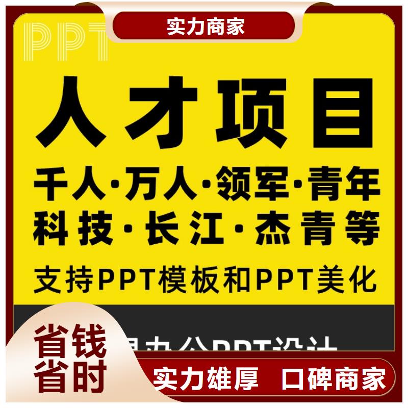 人才申报PPT制作可开发票本地货源