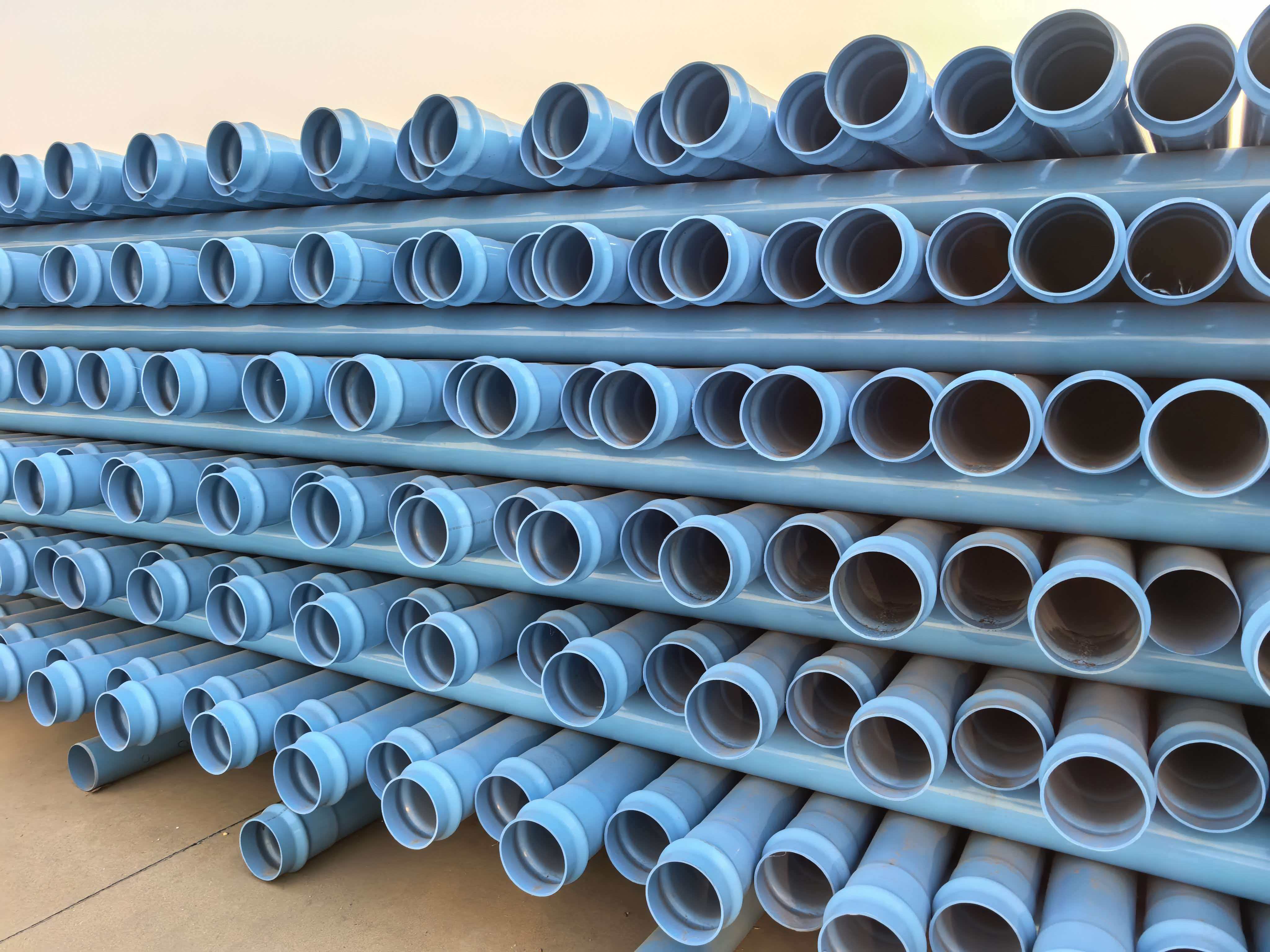 PVC-U给水管道高标农田灌溉PVC-U专用管材管件PVC-O高标农田专用管材管件 