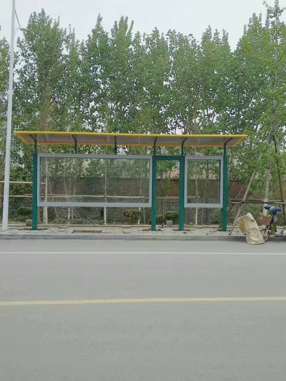 公交站臺-仿古標(biāo)識牌根據(jù)要求定制