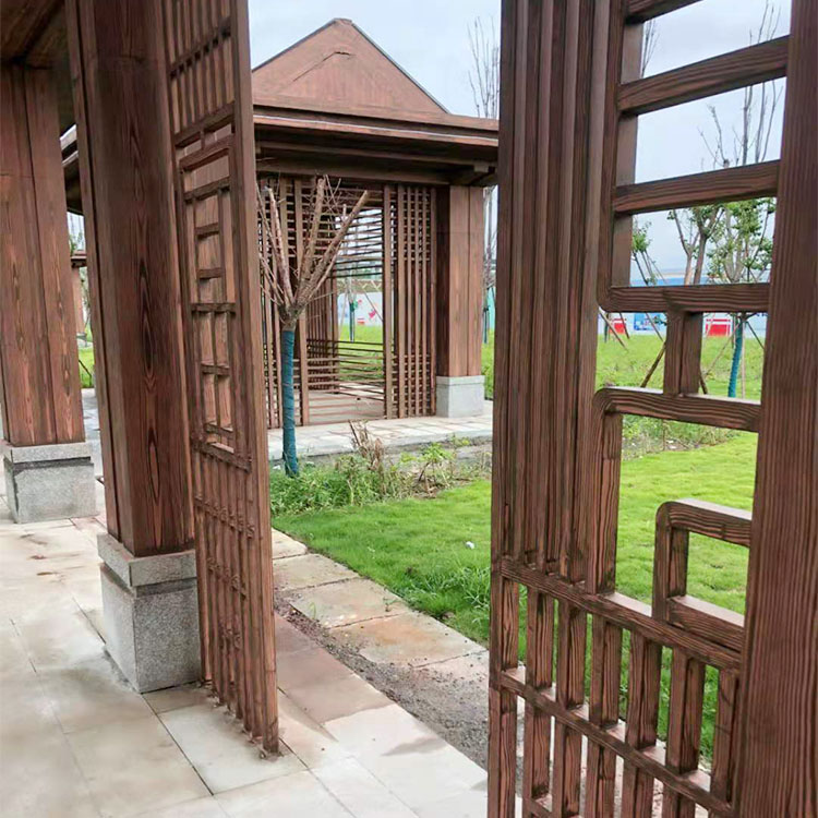 仿古園林建筑木紋漆全包施工多少錢廠家直銷直供