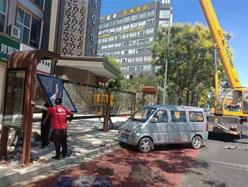 景觀廊架不銹鋼候車亭量大從優(yōu)