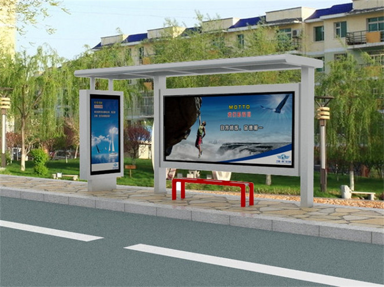 城市候車亭來圖定制規(guī)格齊全