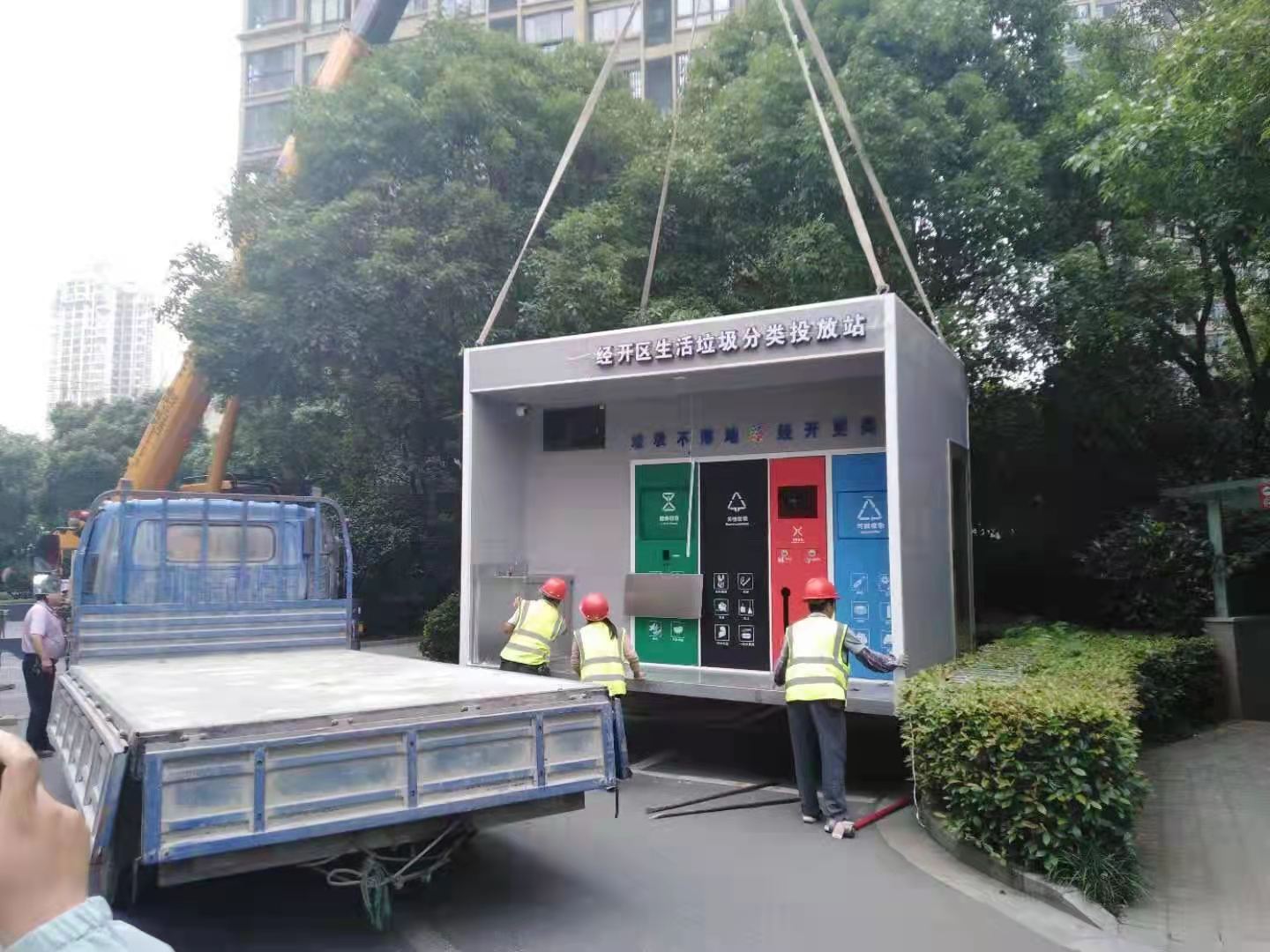 不銹鋼垃圾分類亭垃圾房施工團隊