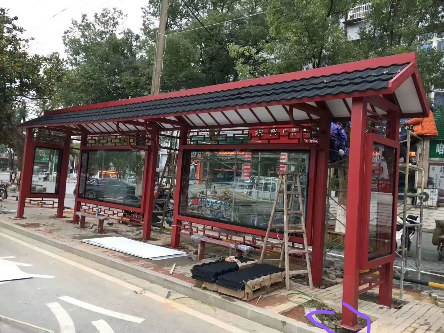 城市候車亭全國走貨