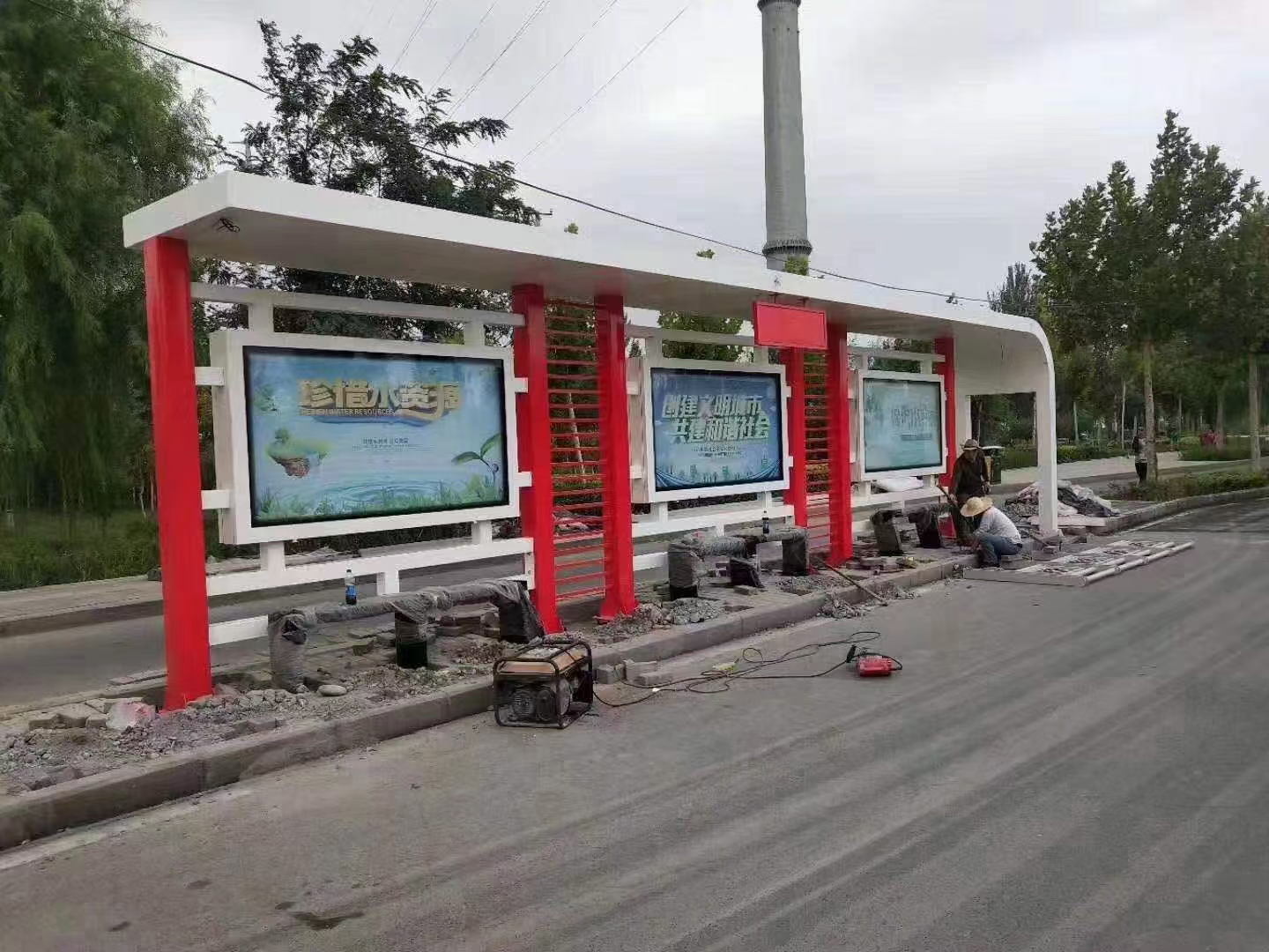 公交站臺候車亭終身質保極速發(fā)貨