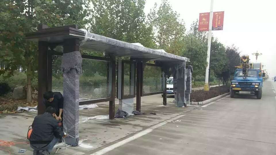 新款候車亭實體大廠用心制造