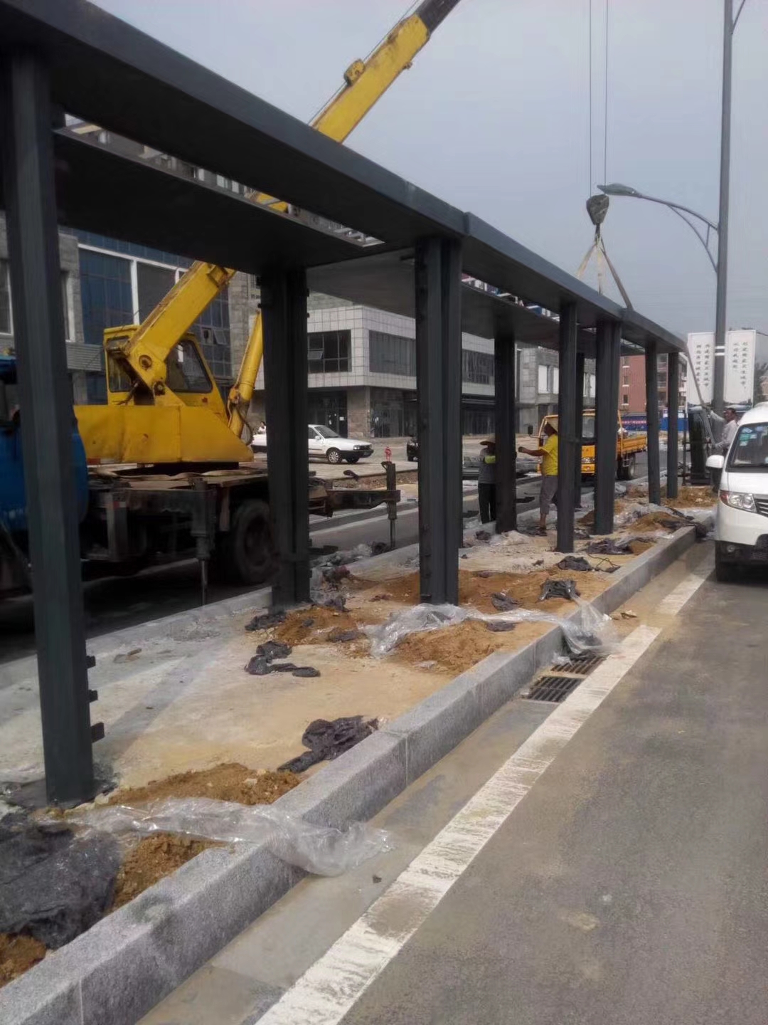 候車亭_吸煙崗?fù)S家實體誠信廠家