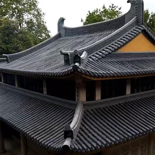 陶瓷琉璃瓦 屋頂琉璃瓦加工定制