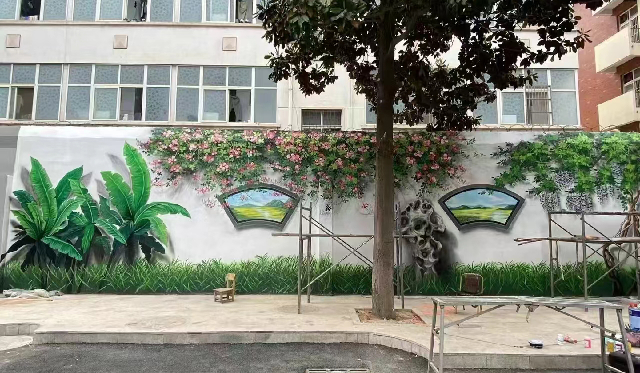 乡村振兴墙绘彩绘壁画公司收费合理