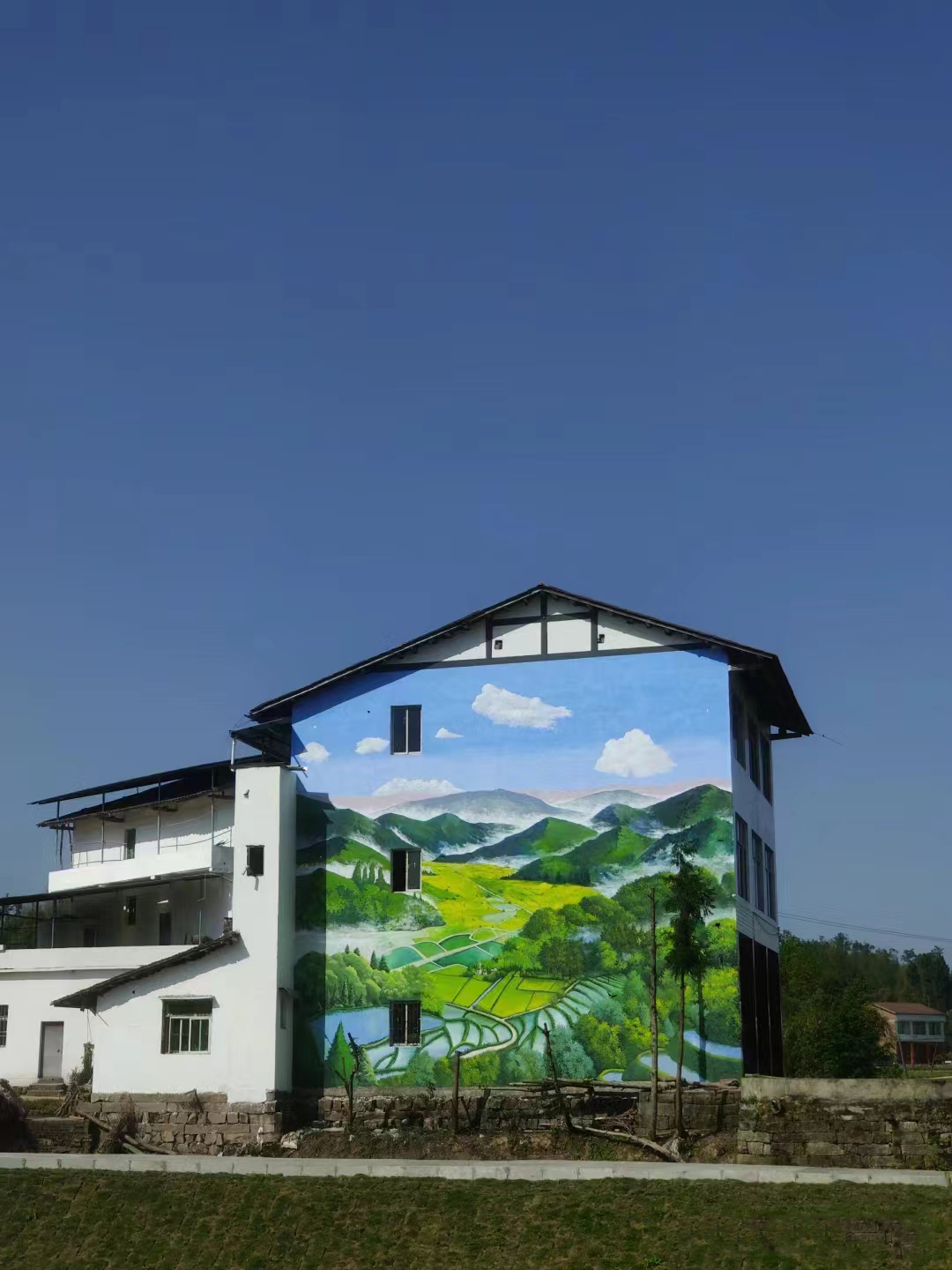 打卡墙彩绘手绘壁画涂鸦团队