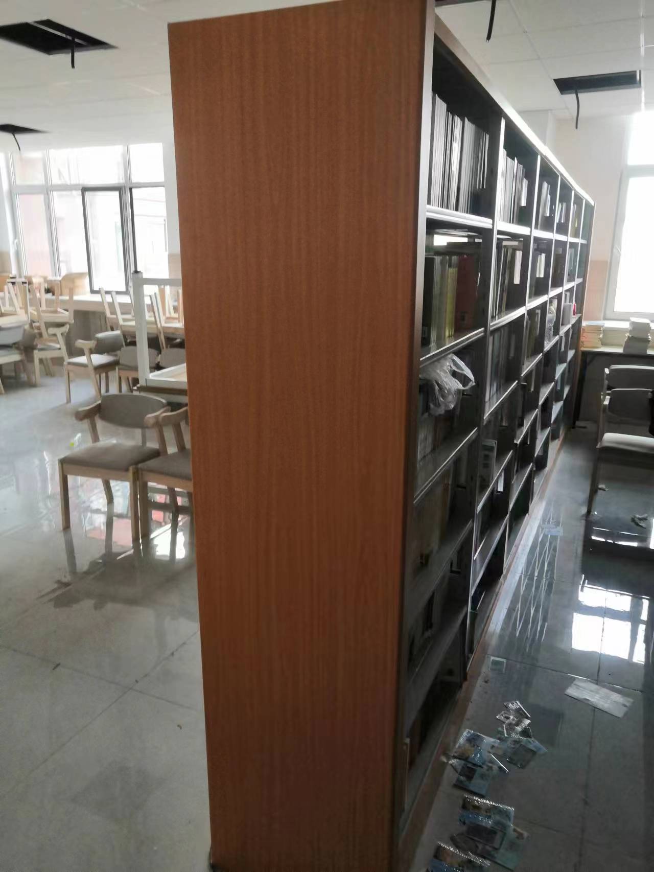 鋼木書架家用學校圖書館