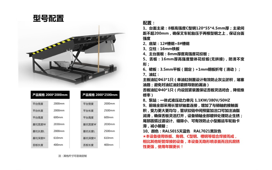 月臺登車橋價格當地生產廠家