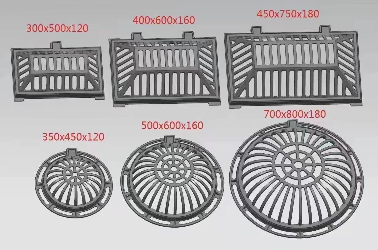380*500雨水篦子球墨鑄鐵來圖定制建通鑄造廠家