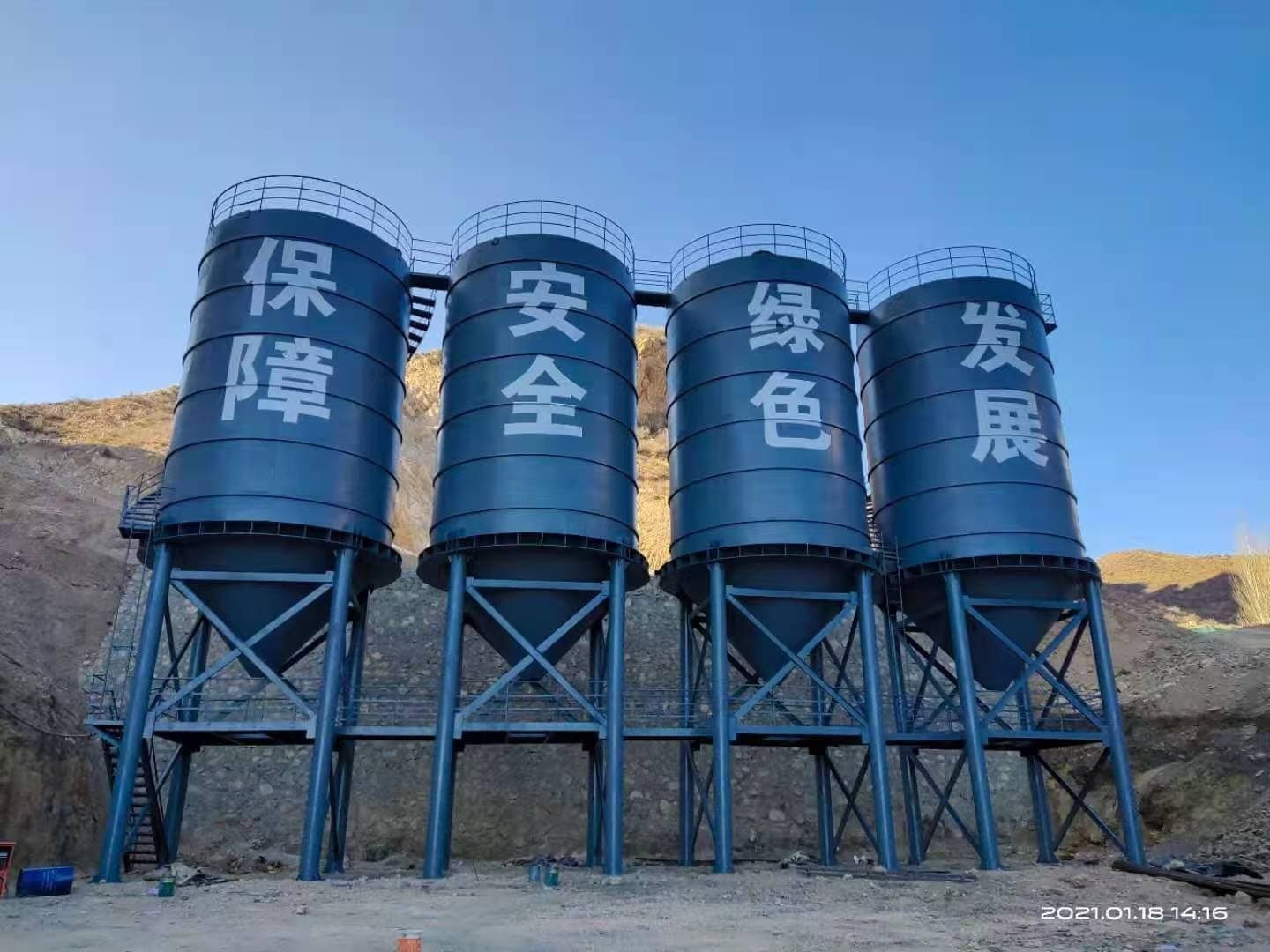 焊接钢板仓_按需定制