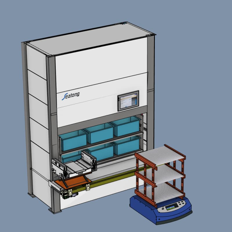 工业用零部件料箱升降柜择优星龙