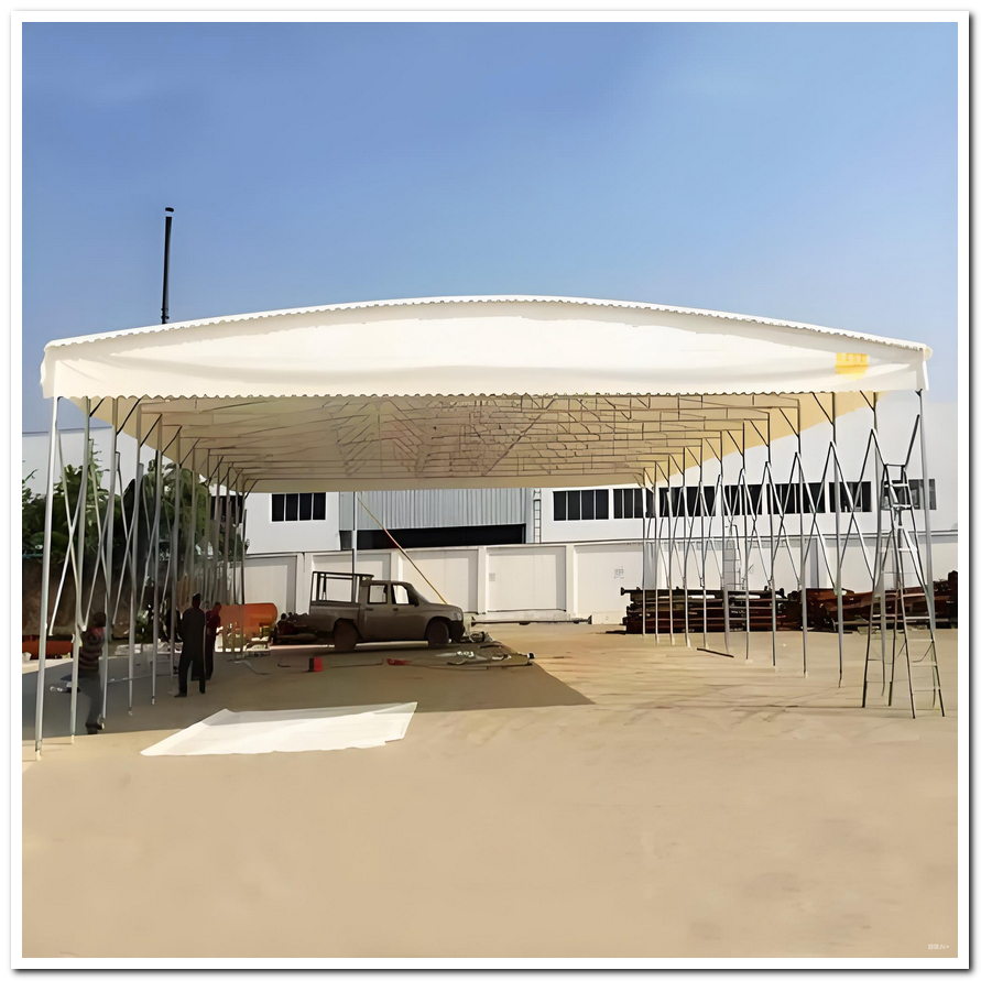 推拉雨棚推拉棚厂家销售