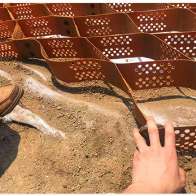 蜂巢格室塑料排水板厂家直销