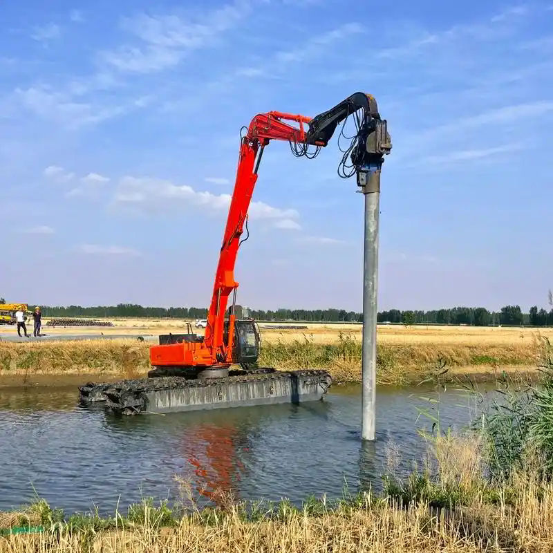 水陆挖掘机出租水挖机租赁专业公司