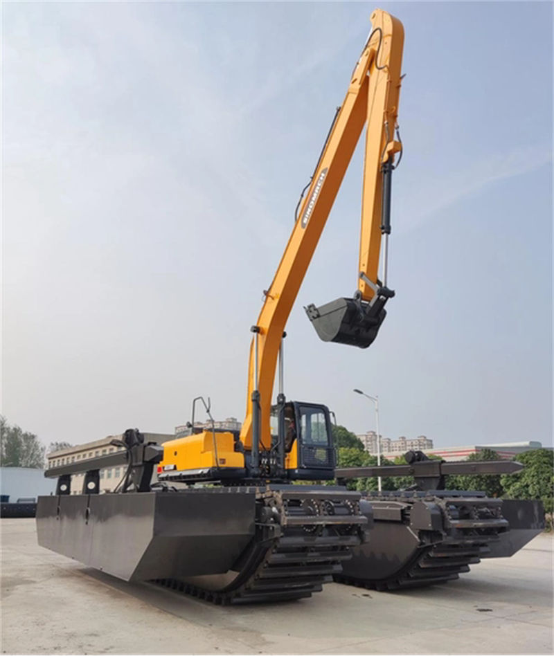 水陆挖掘机出租水陆两用挖机租赁正规公司