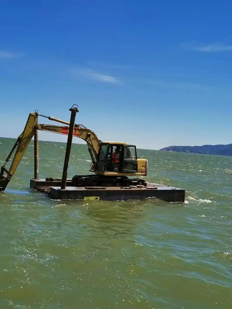 水陆挖掘机出租,水陆挖机租赁质优价廉