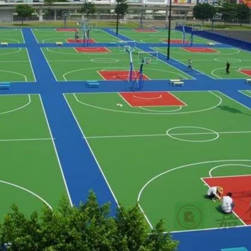 硅 pu 球场厂家缓冲减震