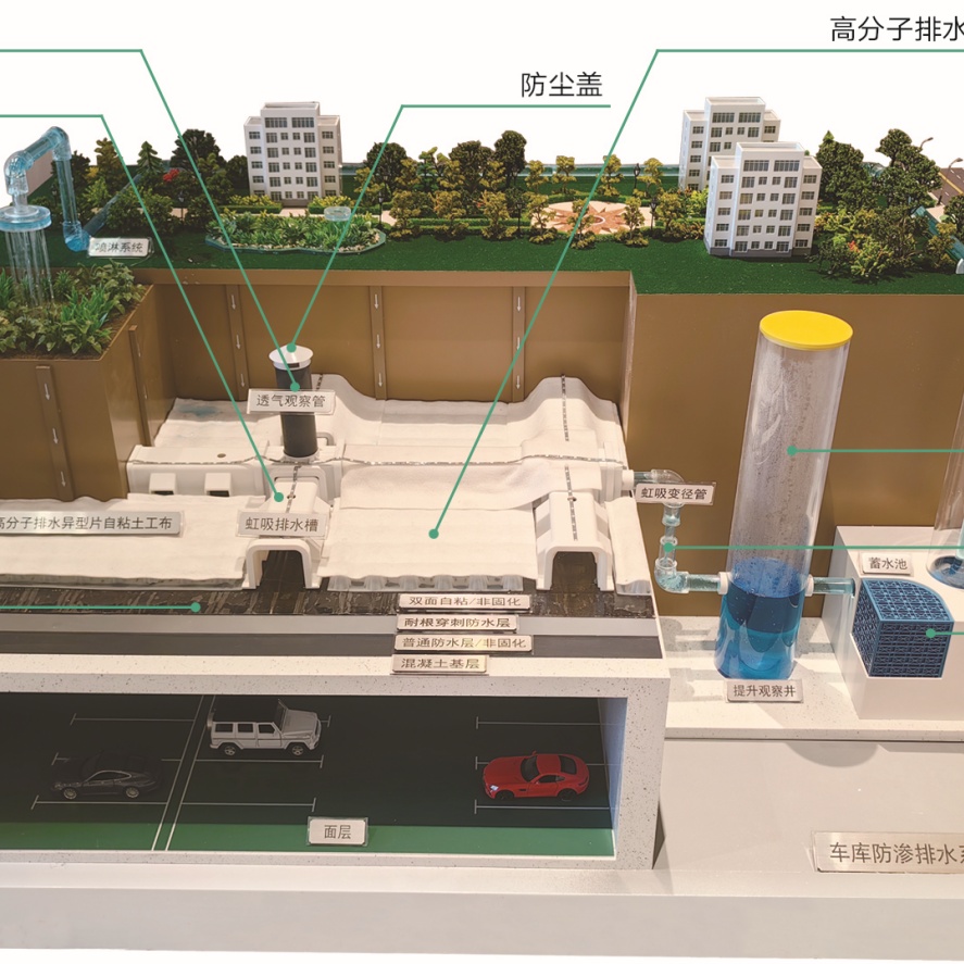 虹吸排水板ped14高分子防护排水异型片支持拿样