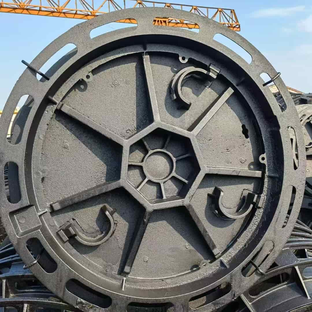 球墨铸铁井盖球墨铸铁圆井盖超产品在细节