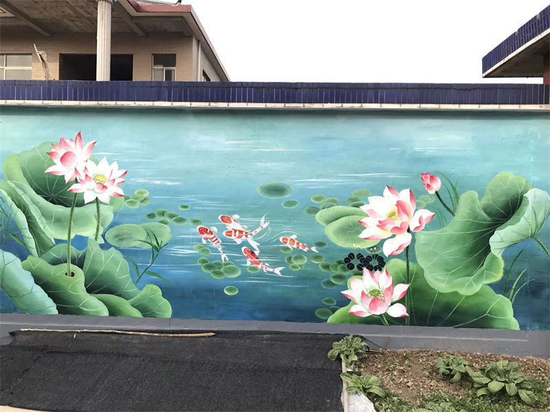 墙绘墙体喷绘画解决方案