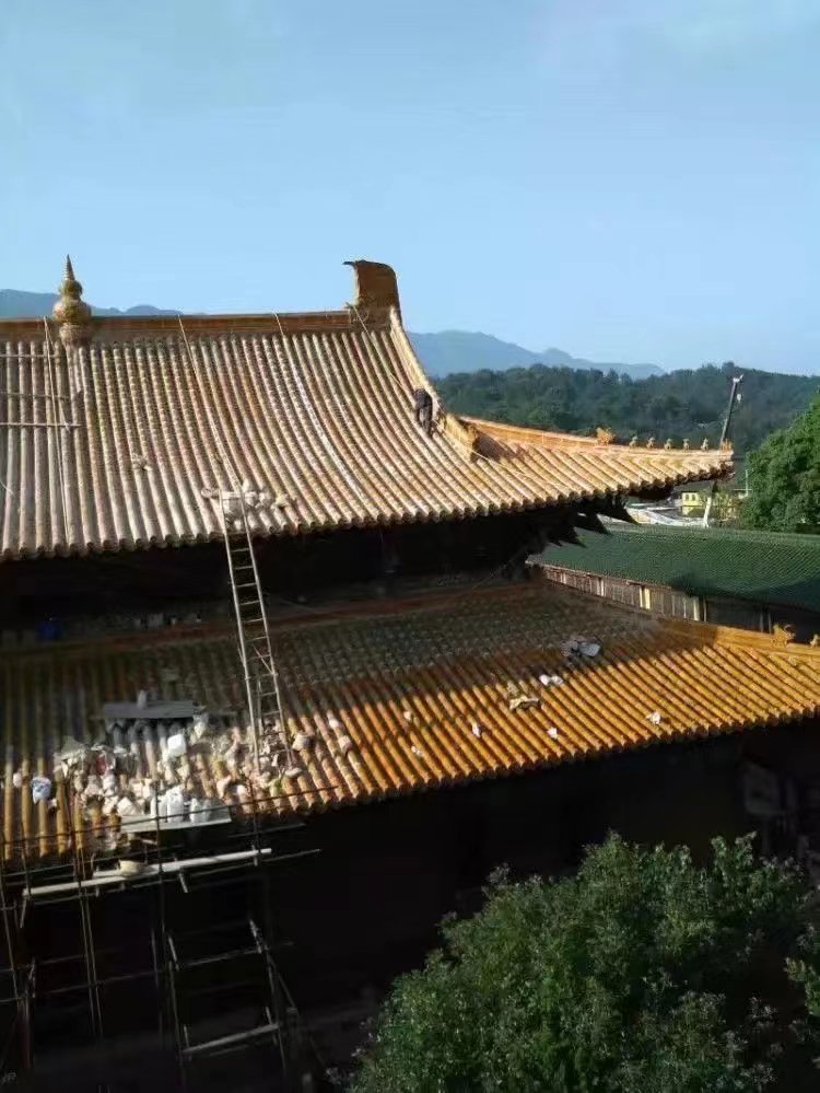 寺廟屋面漏水修繕建筑滲漏治理大圖