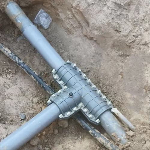 农田灌溉PE PVC-U PVC-O专用管材管件图片本土生产商