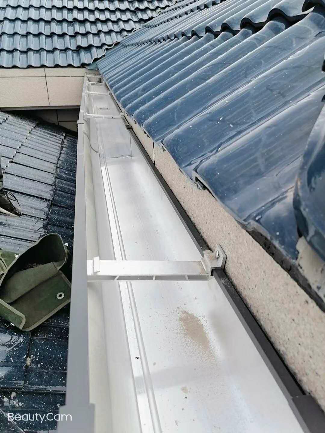 金属雨水槽产品实物图